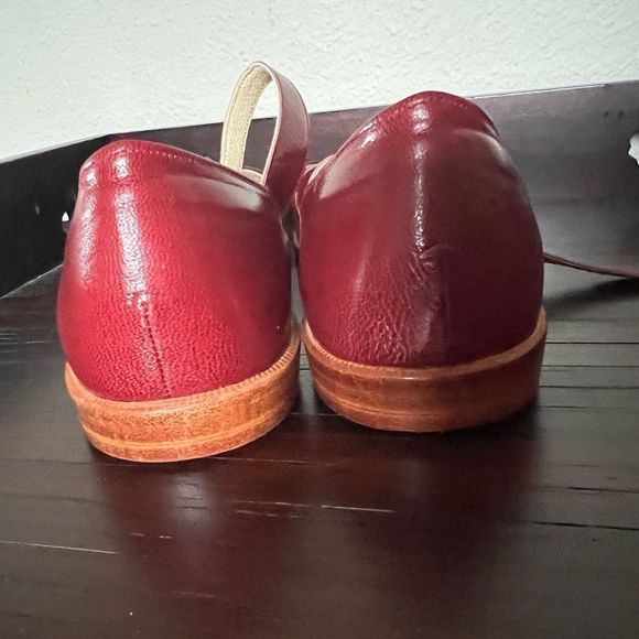 Cordwainer’s Handmade Leather Single Strap Open Toe Sandals Size 7.5-8 - Picture 7 of 9